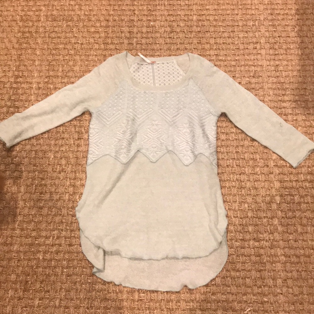 Free People Mint Sweater